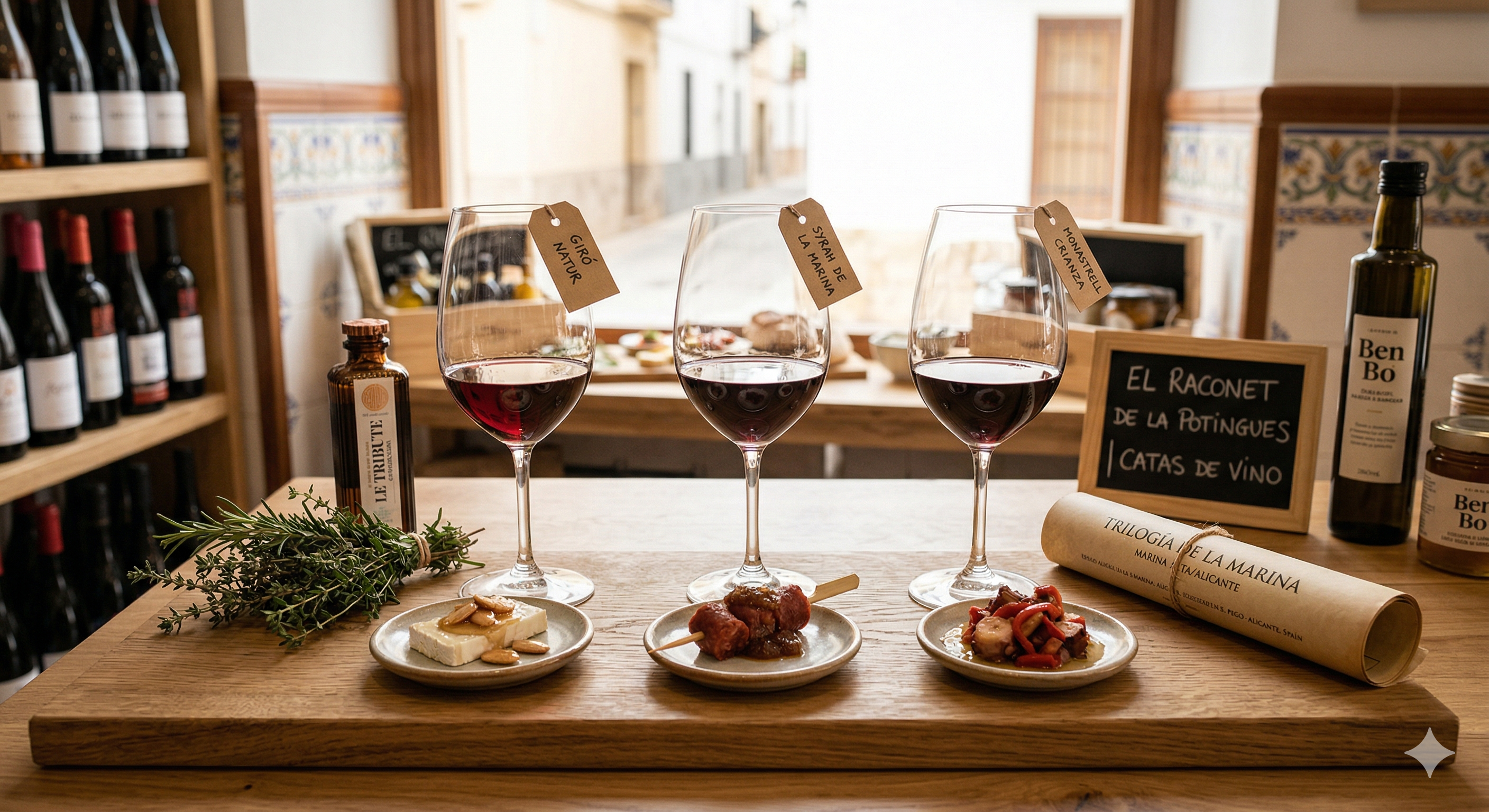 Trilogía de la Marina: Cata Maridada de Vinos de Alicante & Tapas Gourmet